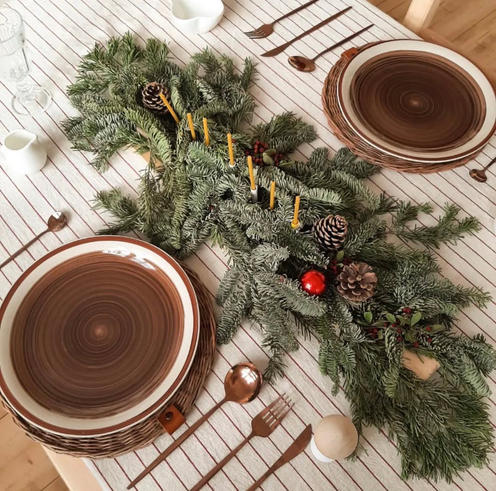 Round Woven Placemat- Natural Eco Fiber (1 piece)